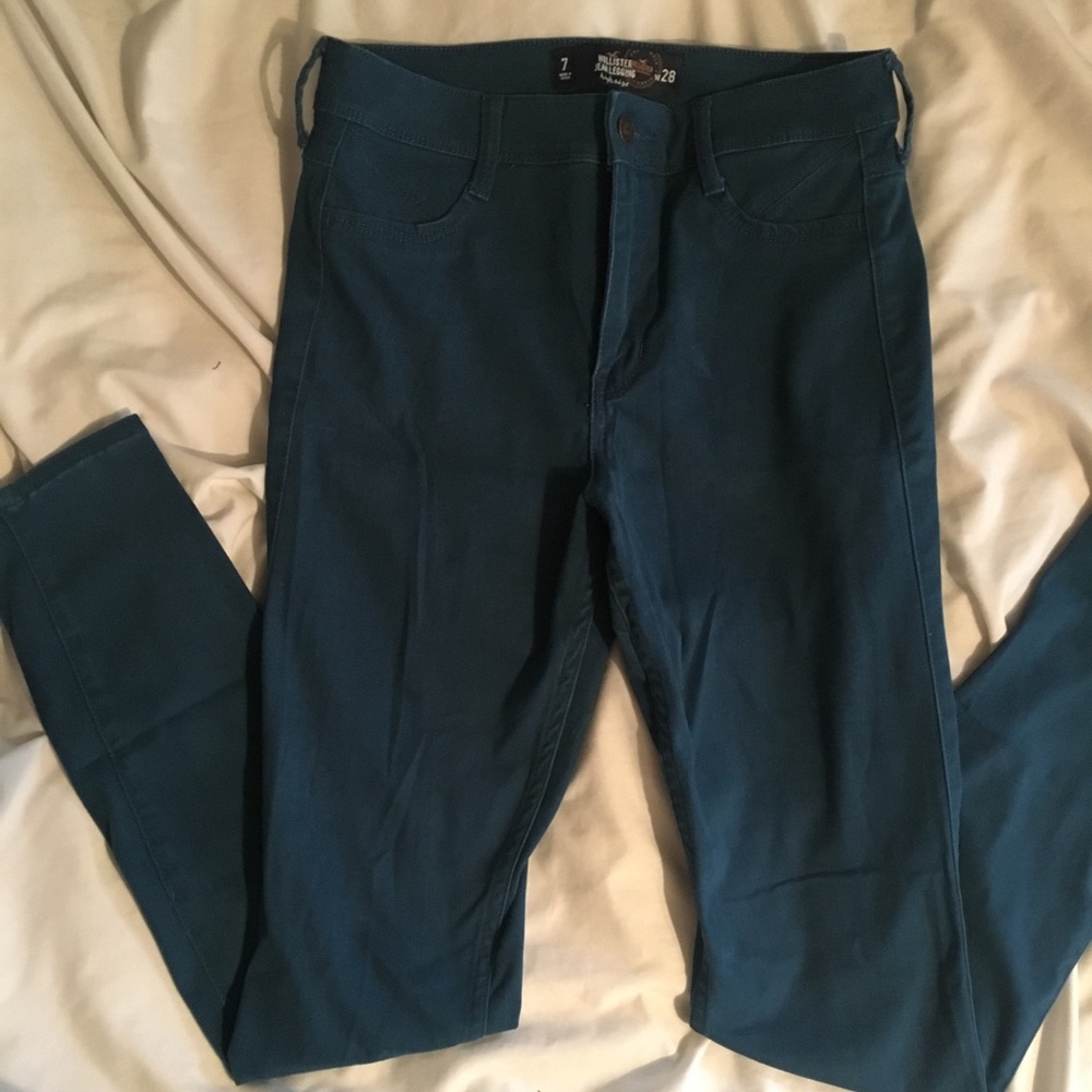 Hollister high rise blue jeggings